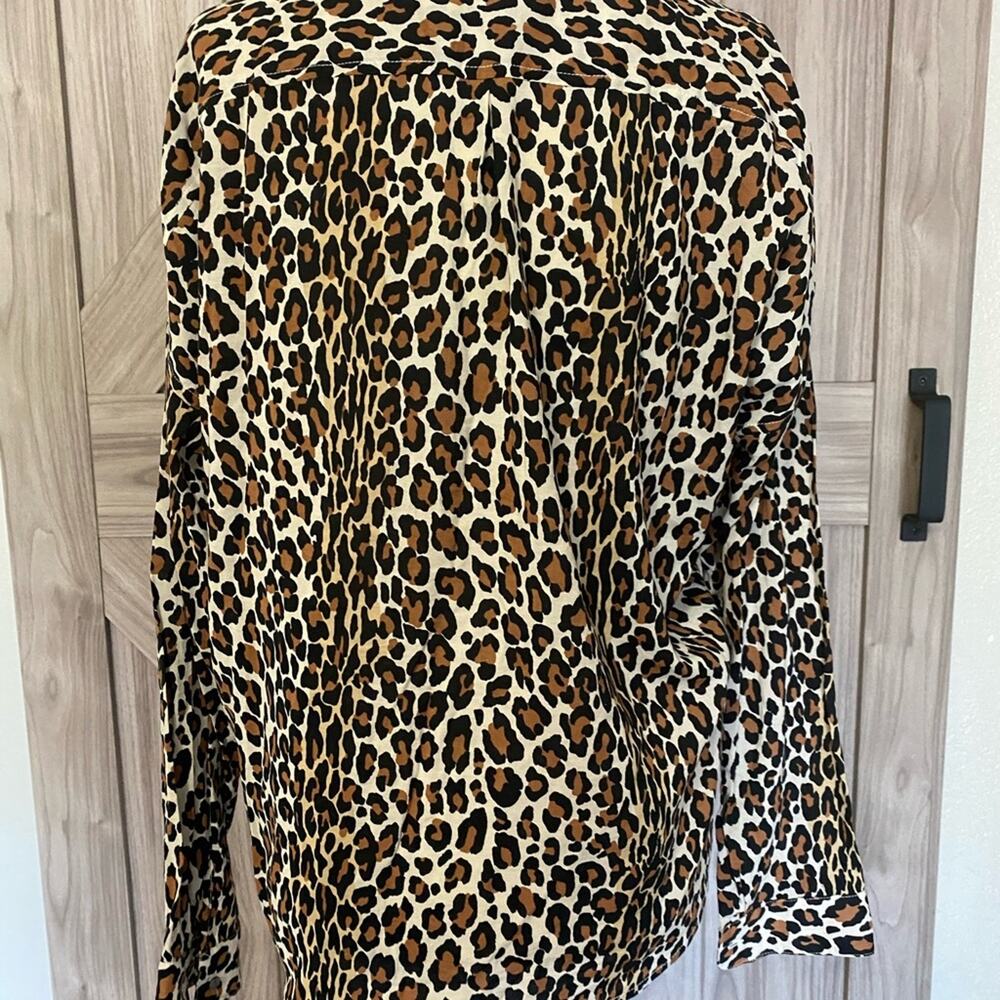 Scotch & Soda Small Animal Print Button Down Long… - image 4
